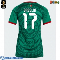 Fotballdrakt Dame Mexico Orbelin Pineda #17 Hjemmedrakt VM 2026 Kortermet